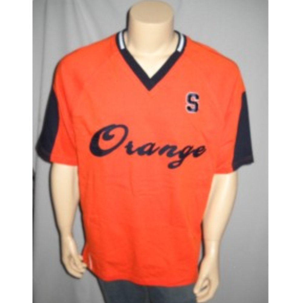 OVB NCAA SYRACUSE University T SHIRT Orangemen Heavy Weight Cotton